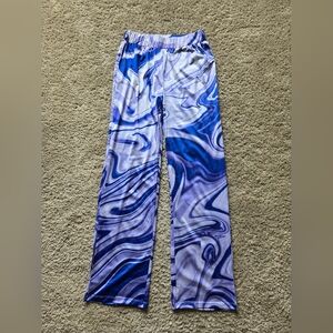 Hosbjerg Asta Olivia Pants Womens S Lightweight Printed Festival Pull On